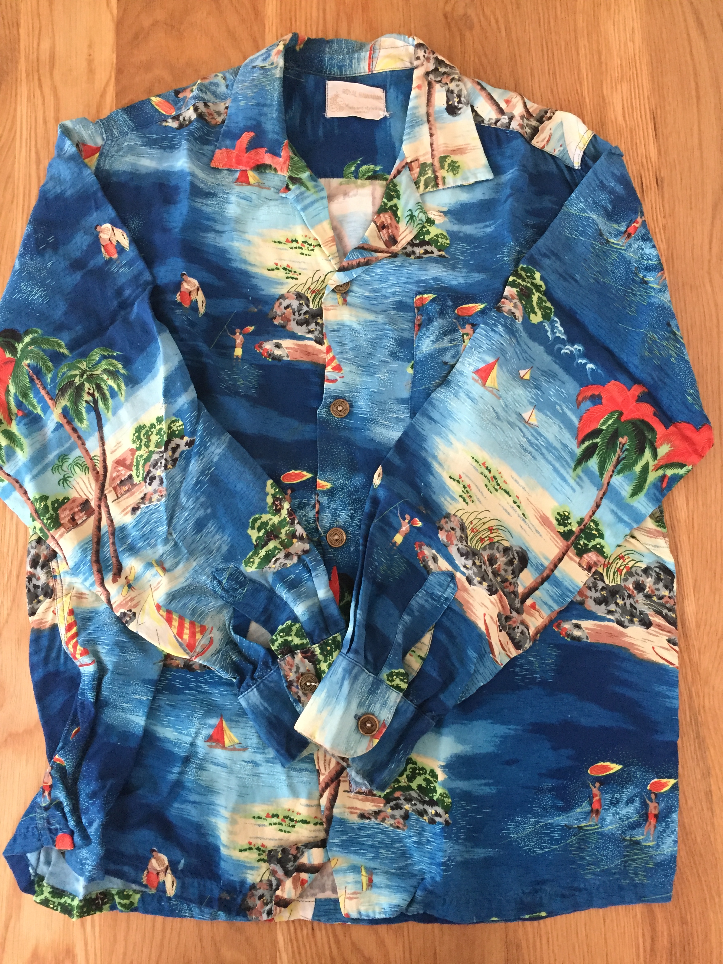 貴重 50´s vintage hawaiian shirt アロハシャツ 古着-