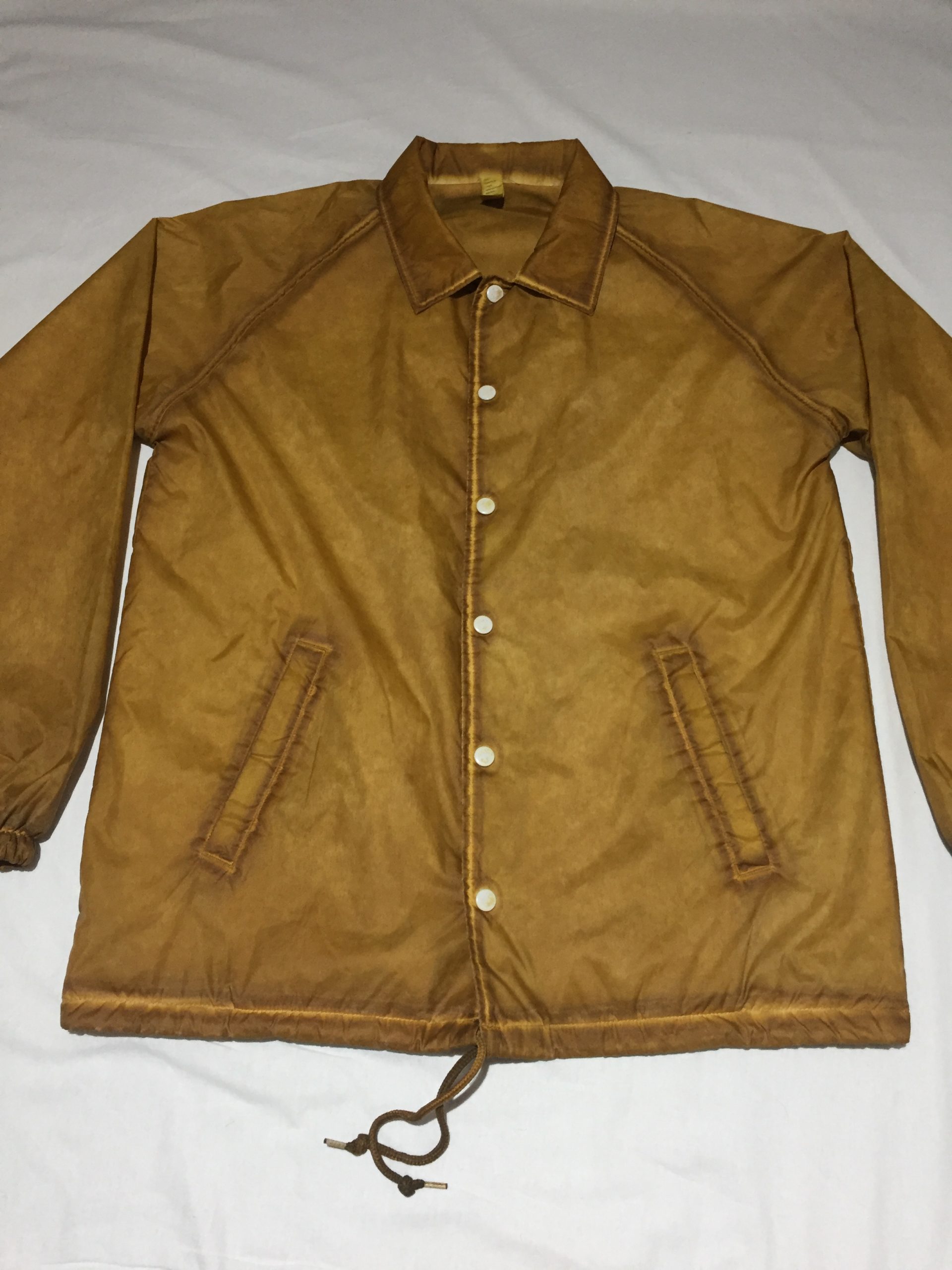 BEIMAR oil wash coaches JKT yellow ビーマー コーチジャケット 