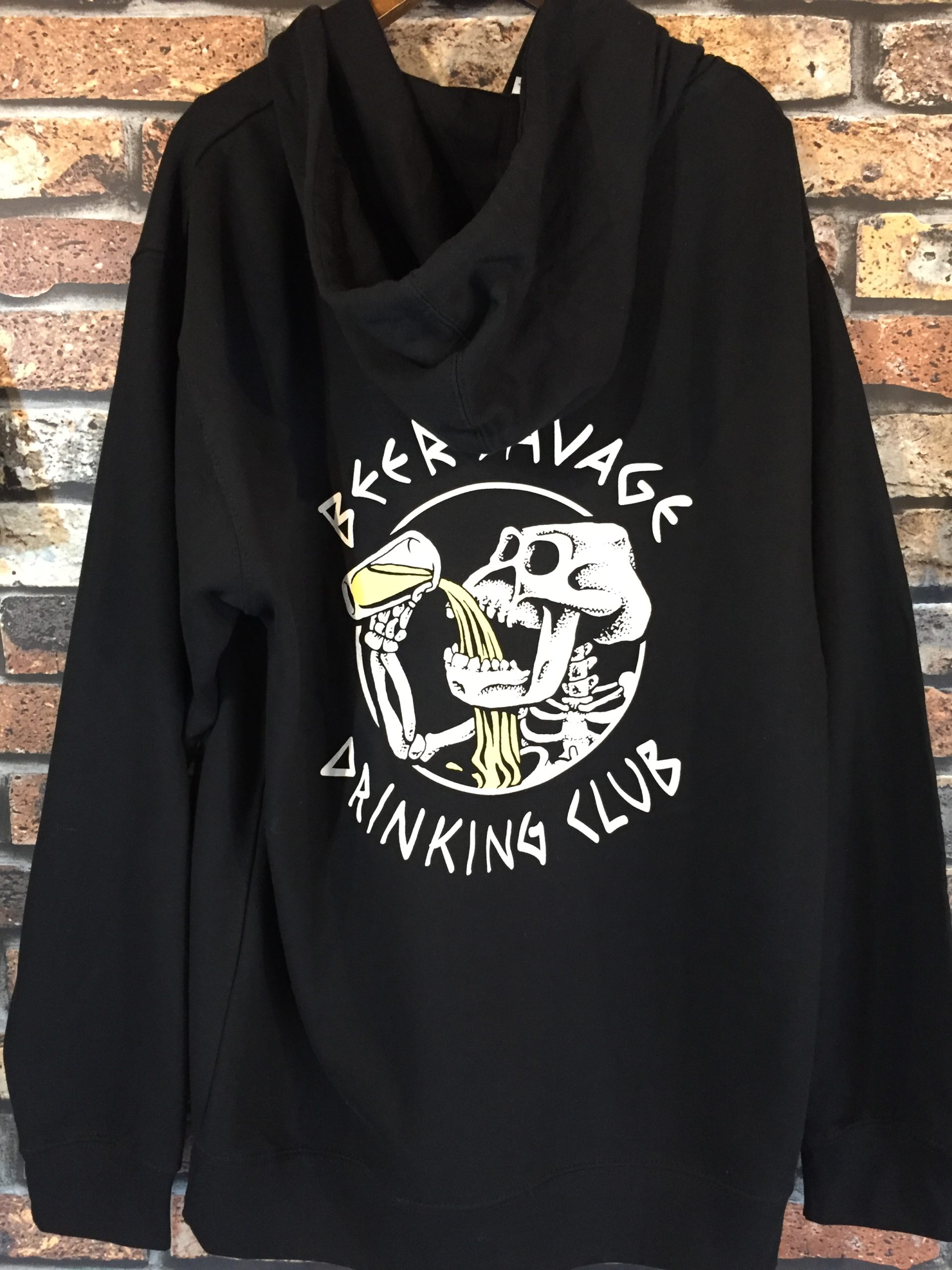 日本未入荷 Beer Savage Drinking Club Hooded sweatshirt ビールサベージ フーディー スウェット
