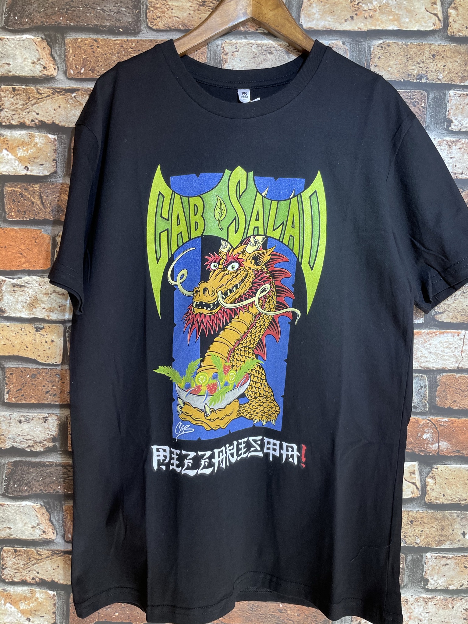 LA限定 PIZZANISTA Cab Salad Tshirt ピザニスタ サルマンアガー