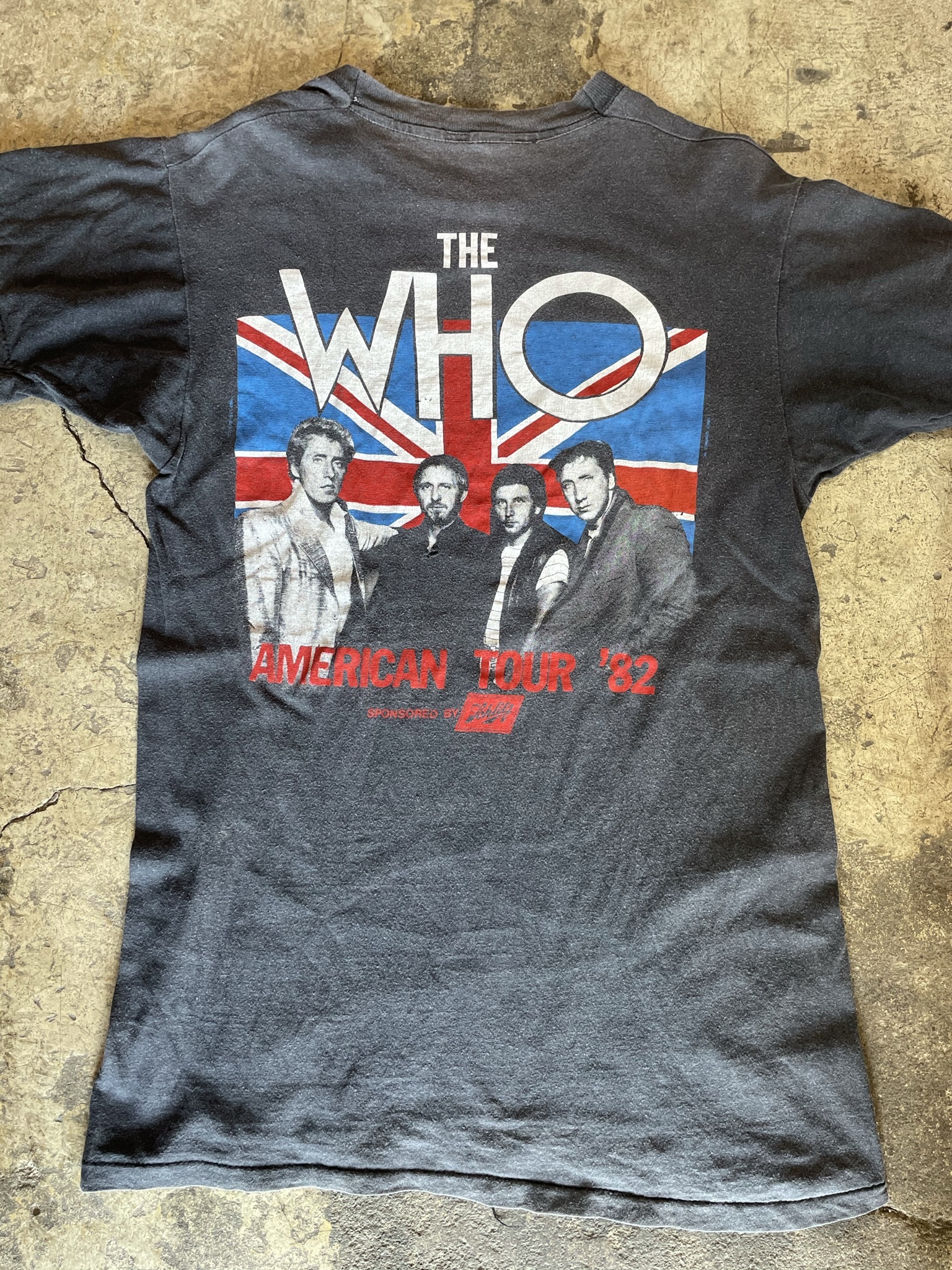 80's The Who Tshirt ザ フーＴシャツ バンドT バンT ツアーT 古着 us 