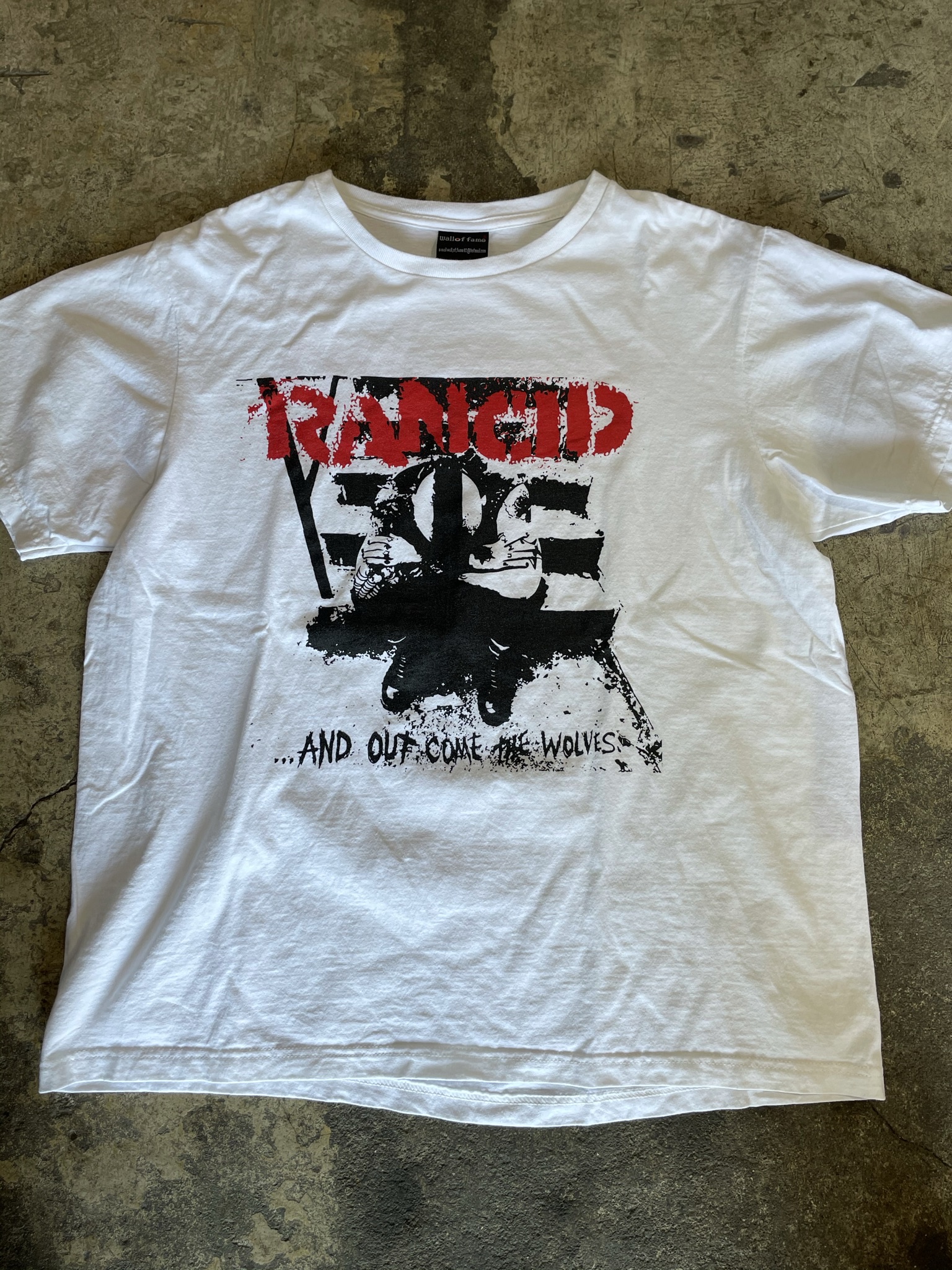 Rancid Tshirt and out come the wolves ランシド バンドT バンT Ｔ