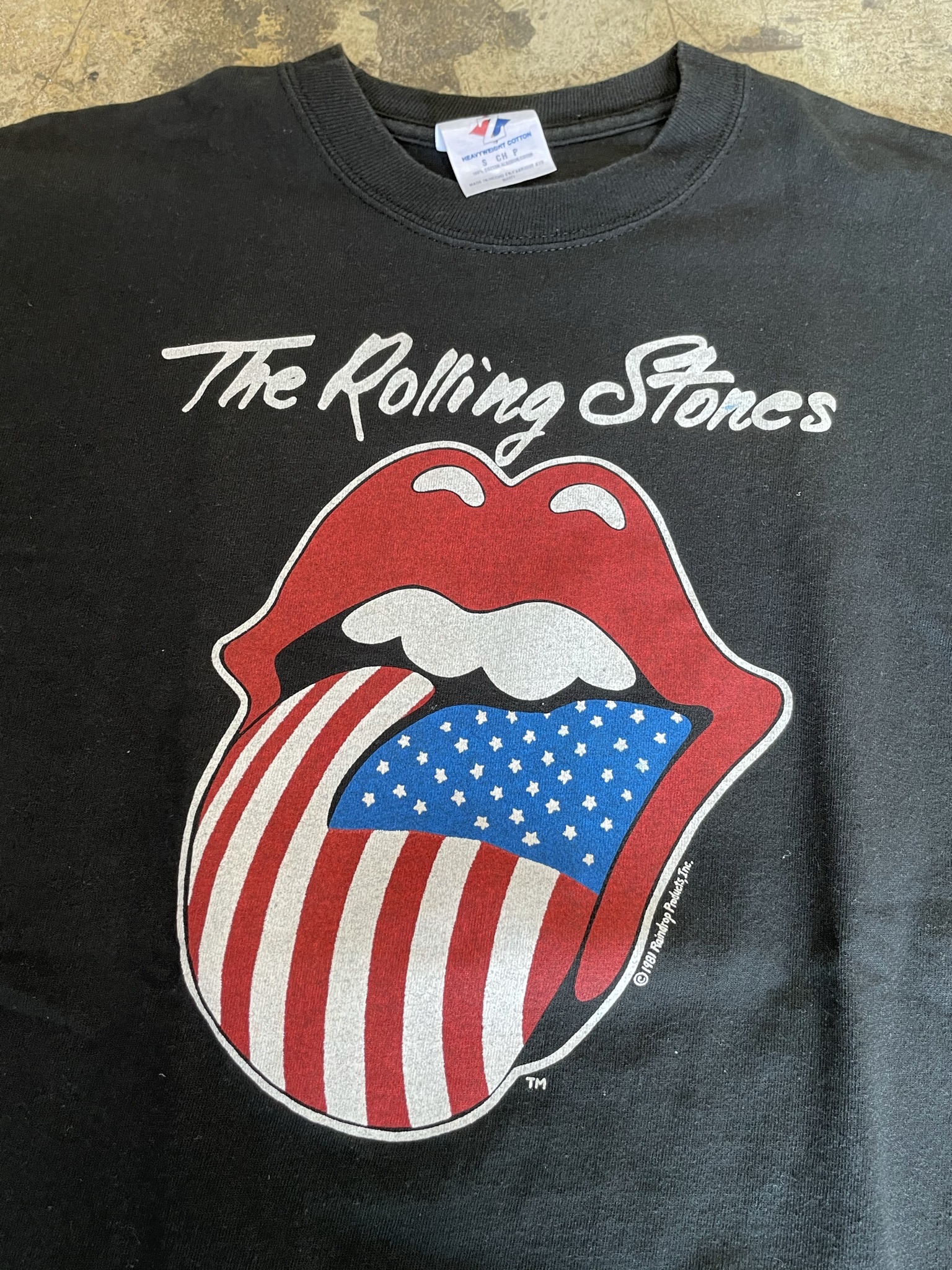 通販直営the rolling stones ボロ Tシャツ XL トップス