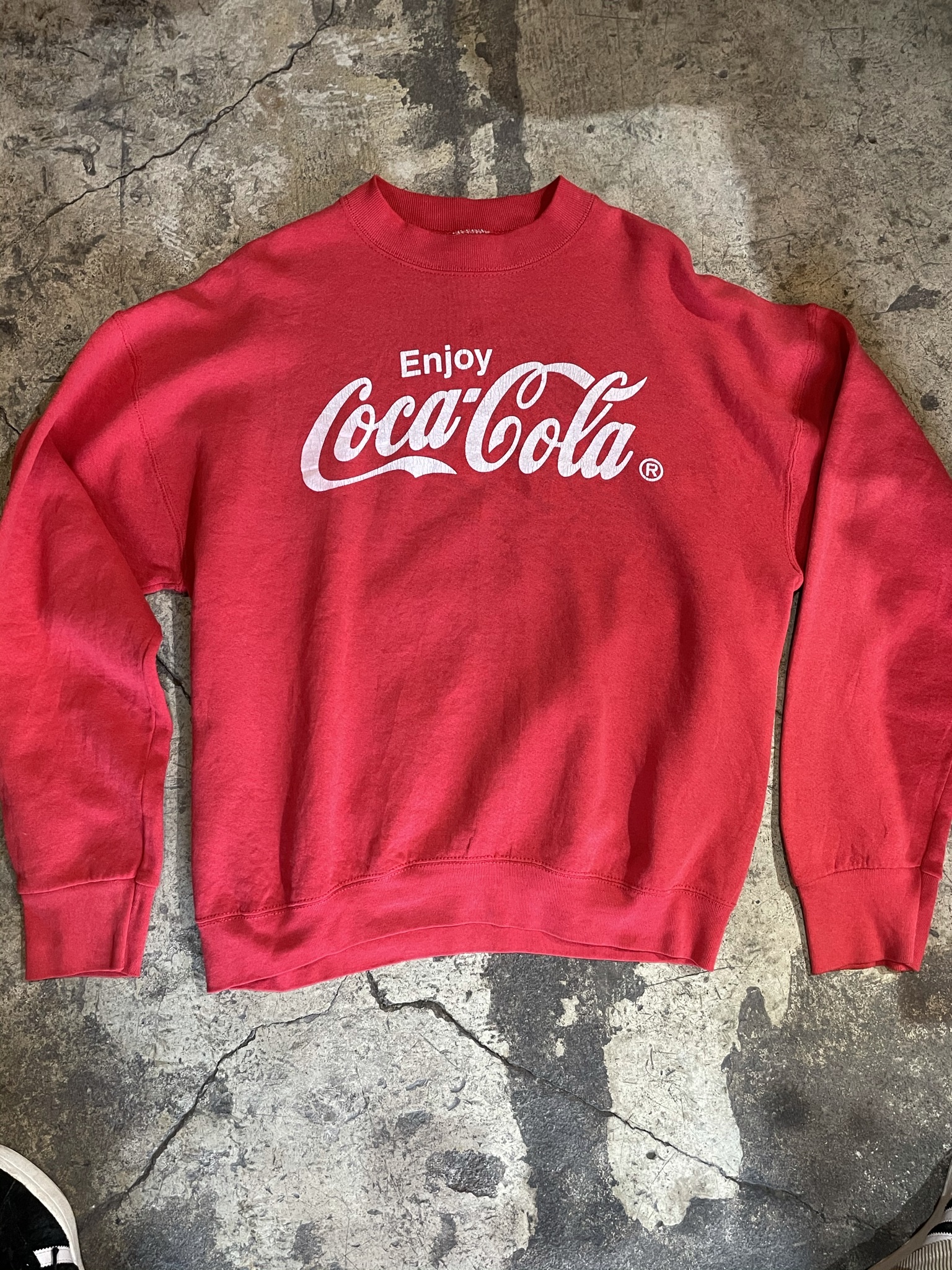 Coca-cola sweatshirt fruit of the loom made in usa 古着 us古着 ...