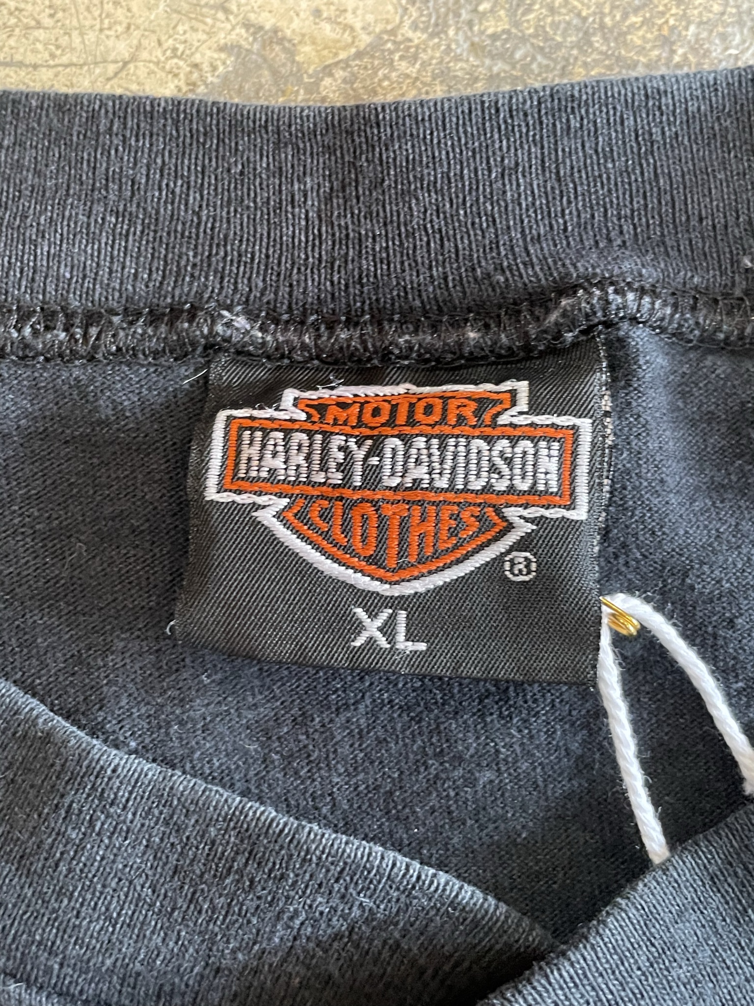 90’s Harley-Davidson Tshirt 古着 us古着 アメカジ ハーレーダビッドソン tシャツ ヘンリーネック | us古着
