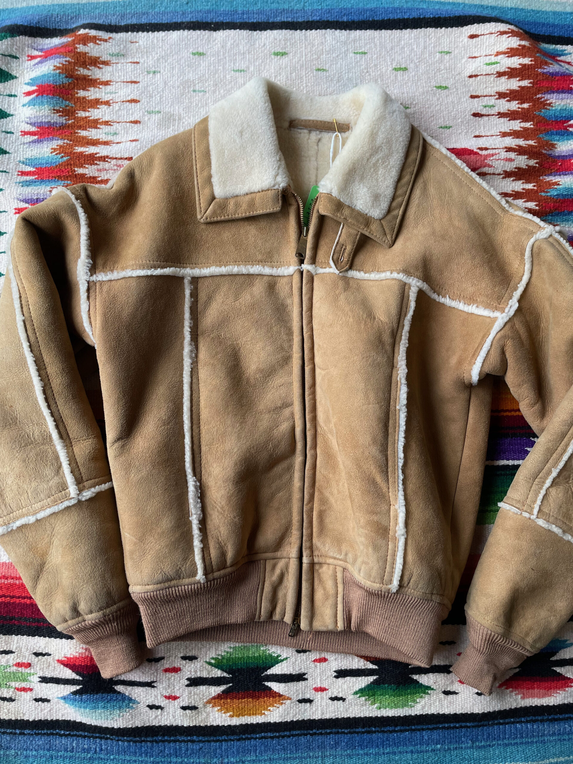 vintage mouton jacket